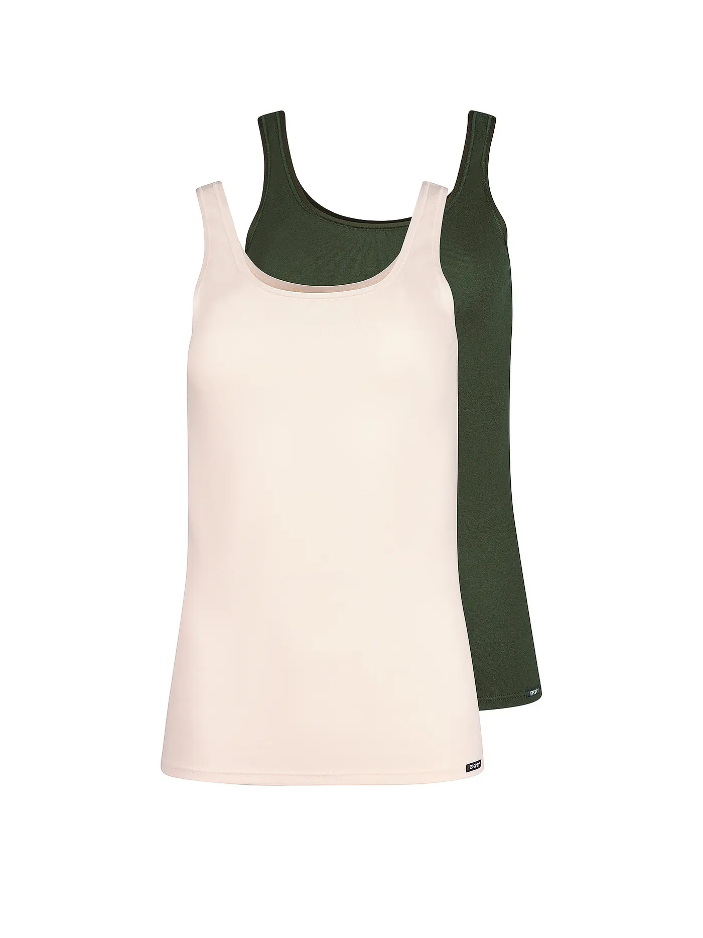 SKINY | Tank Top ADVANTAGE COTTON 2er Pkg federalblue selection | rosa